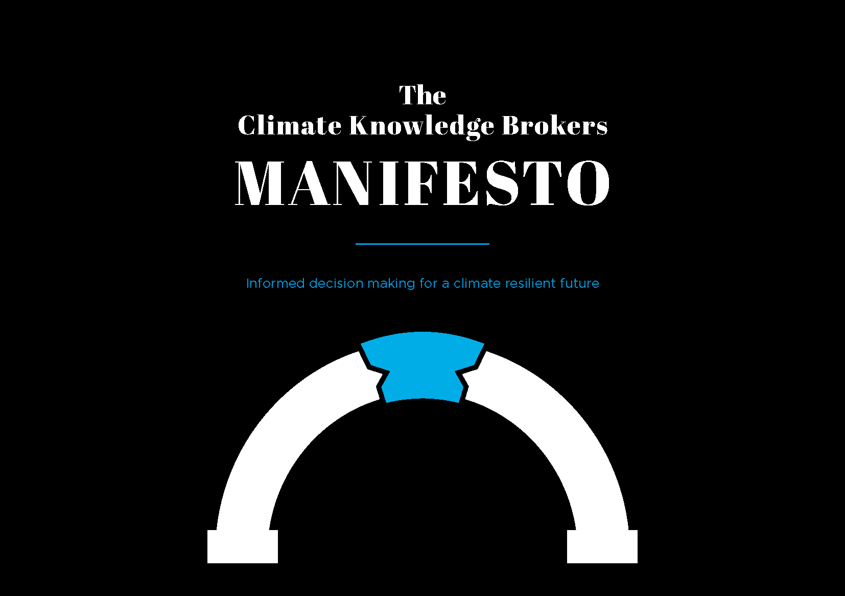 Cover Page of the Climate Knowledge Brokers Manifesto