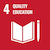 Icon for Sustainable Development Goal 4